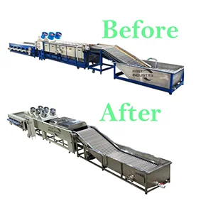 Changes of sweet potato washing grading machine