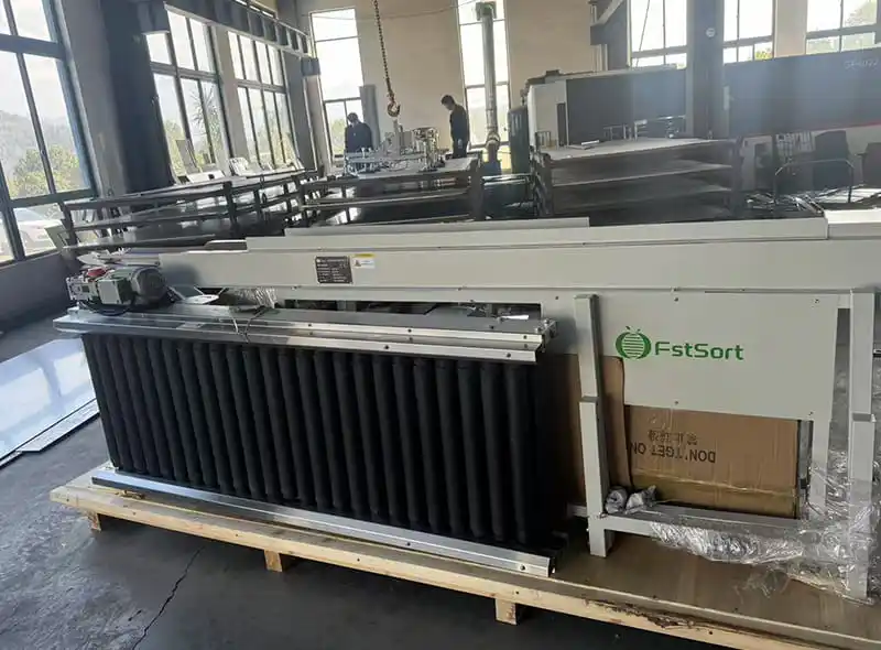 Plum grader shipped to Turkey