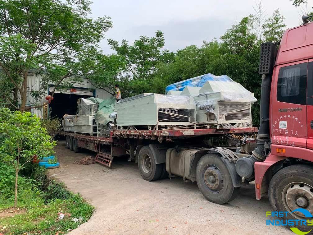 Mangosteen cleaning and drying machine