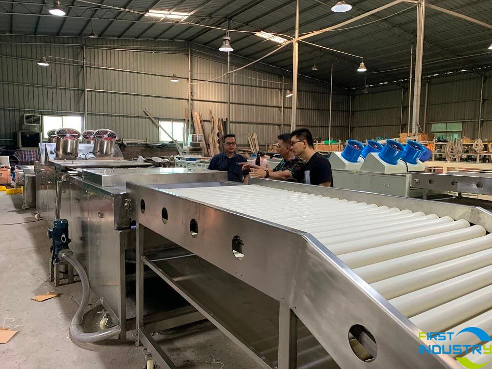 testing of mangosteen grading machine