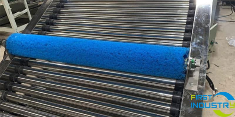 feeding part of garlic grader