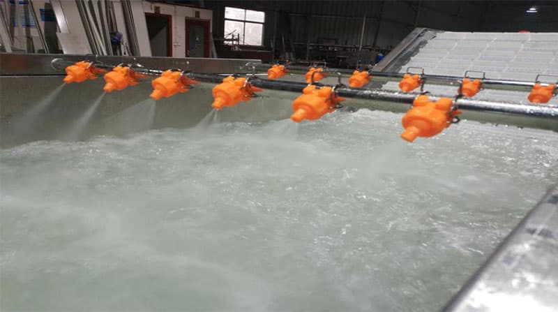 water drying&brushes cleaning