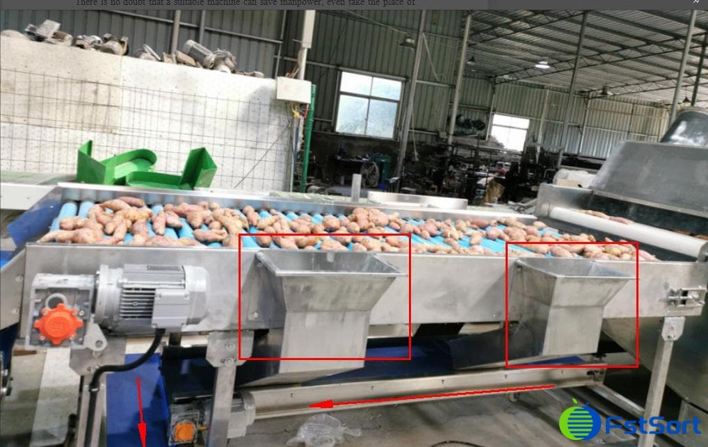 A complete design for sorting fruit manually