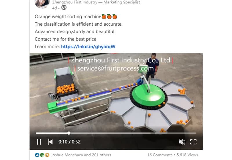 rotary weight sorter