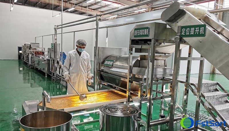 Passion fruit pulping line Passion fruit pulping line