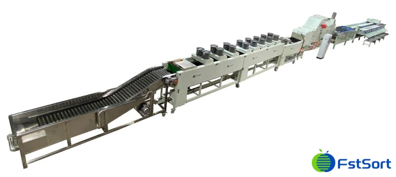fruit-cleaning-drying-waxing-grading-line fruit-cleaning-drying-waxing-grading-line