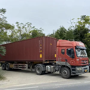 Where is the empty container