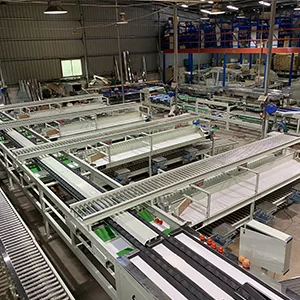 Clasificador electrónico grande por peso con dos líneas