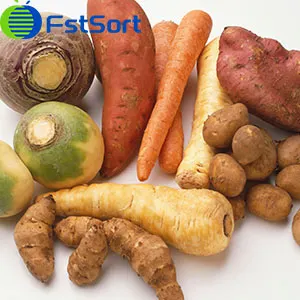 Most efficient sorting solution for root vegetables