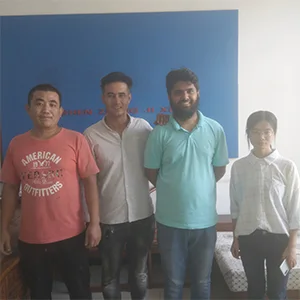 Welcome, customer from Pakistan visited to our factory