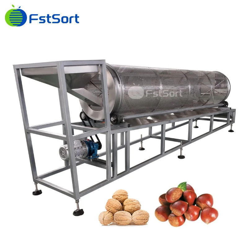 Walnut size sorting machine