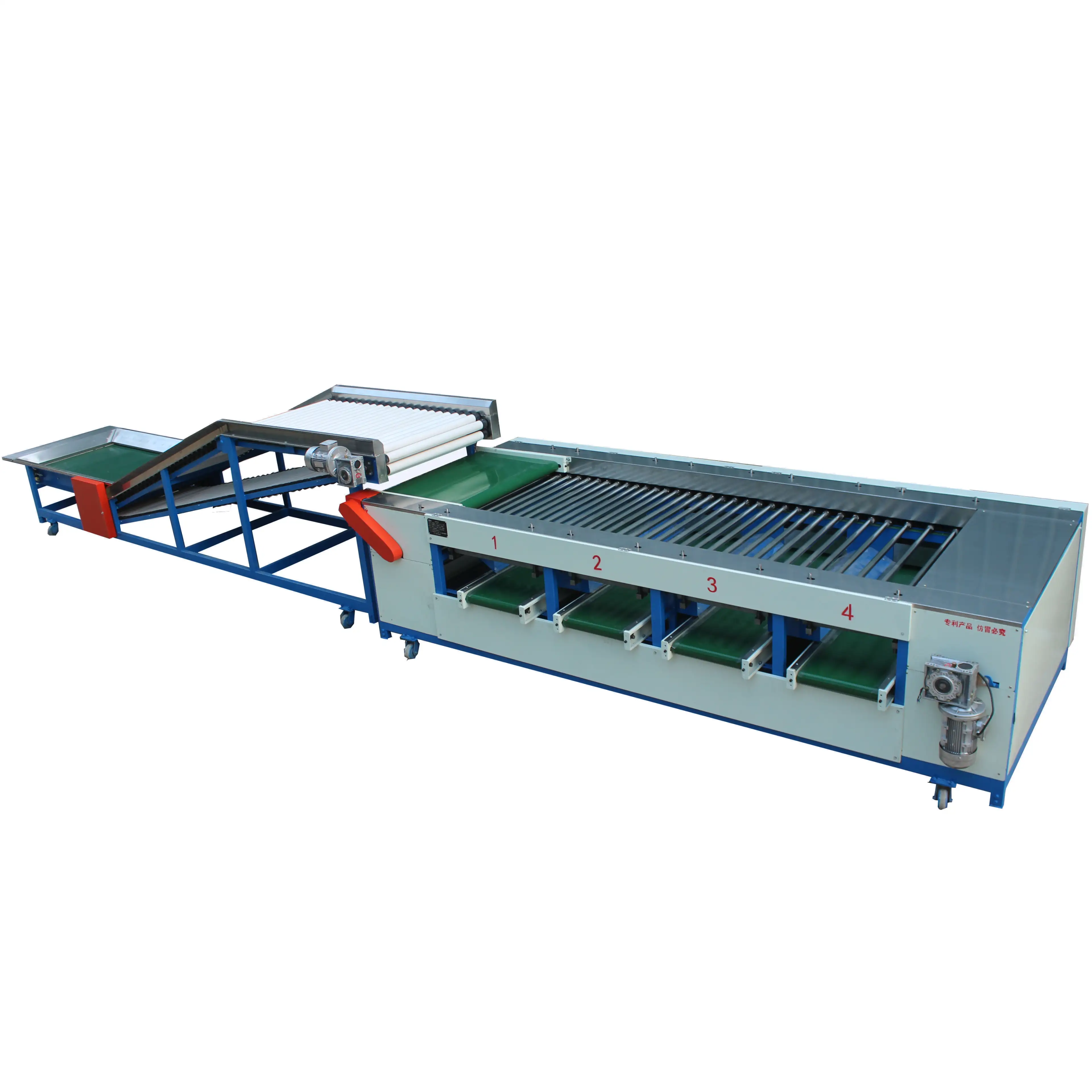 Customer coming to order mini potato grading machine