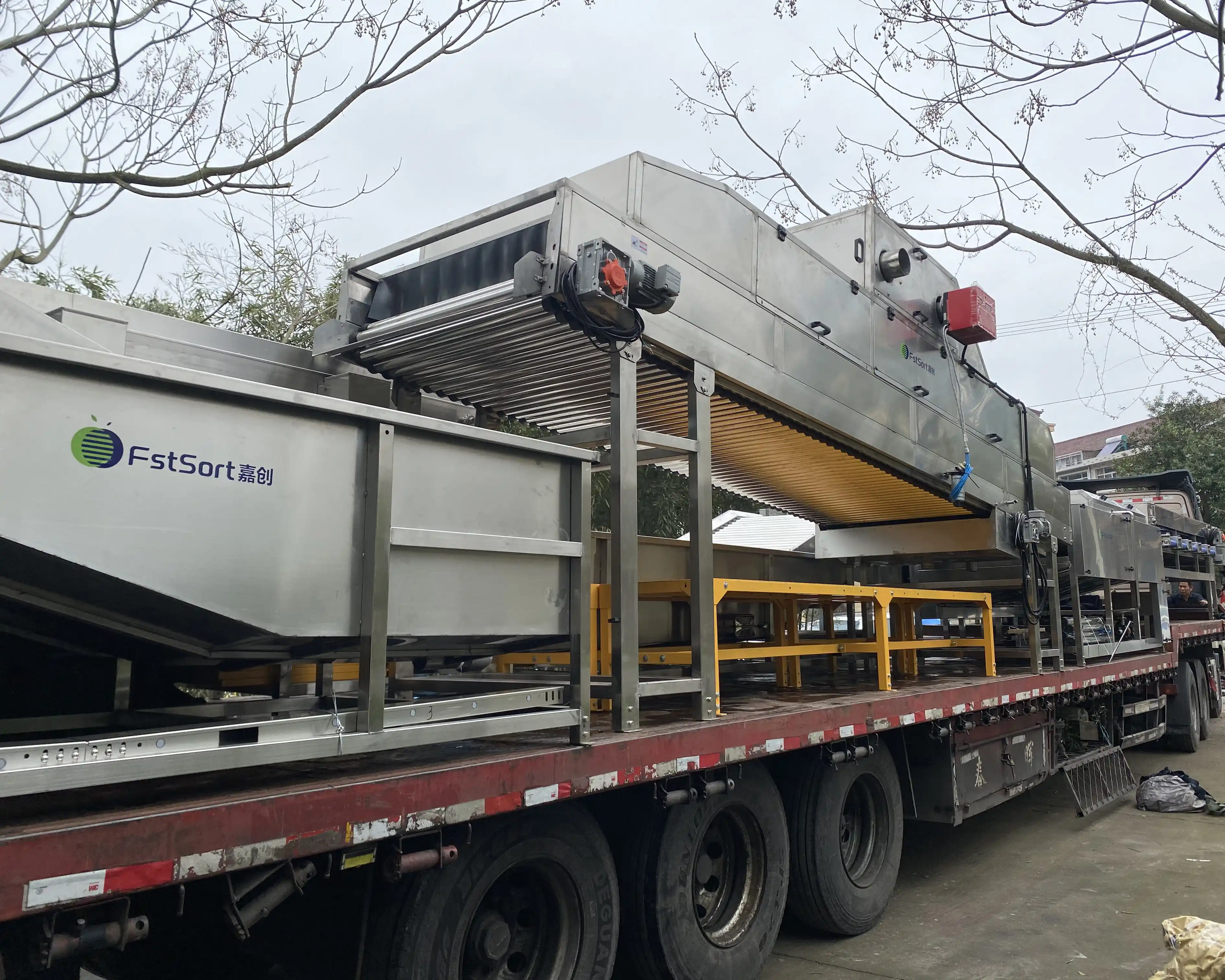 The first sweet potato grader will be shipped in 2022