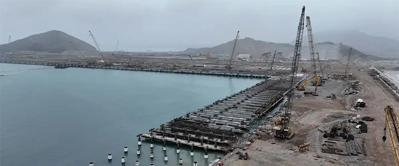 El Puerto de Chancay se inaugurará a principios del próximo año