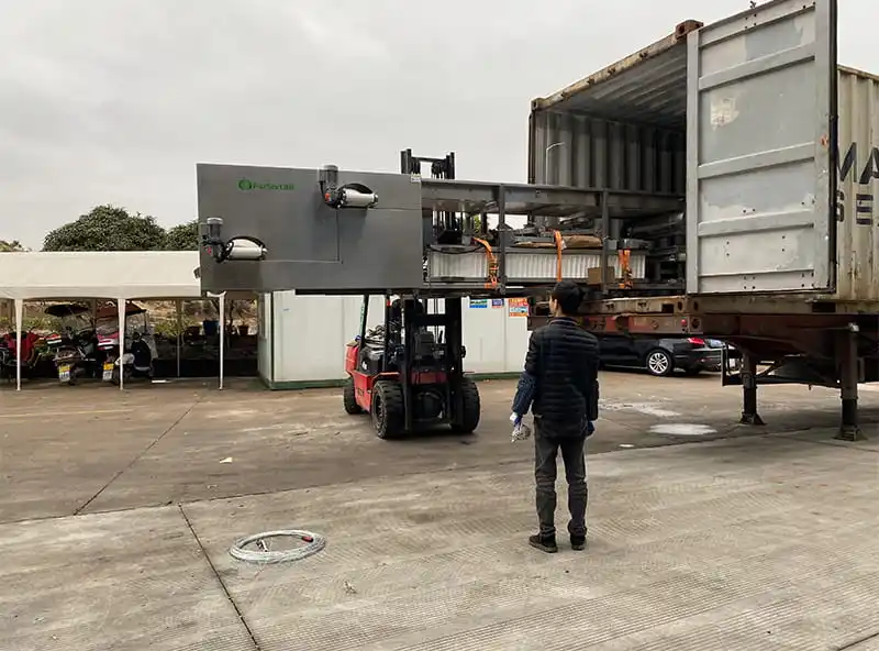 Customized blueberry grading machine shipped from Mexico