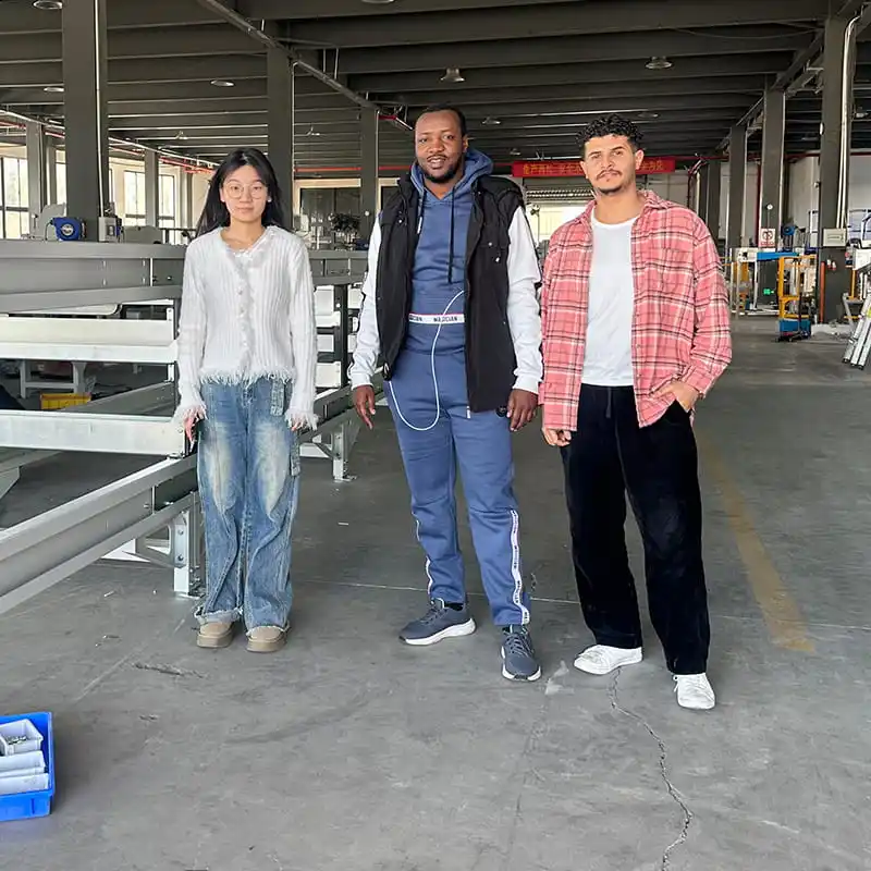 Welcome Kenya clients to visit our factory!