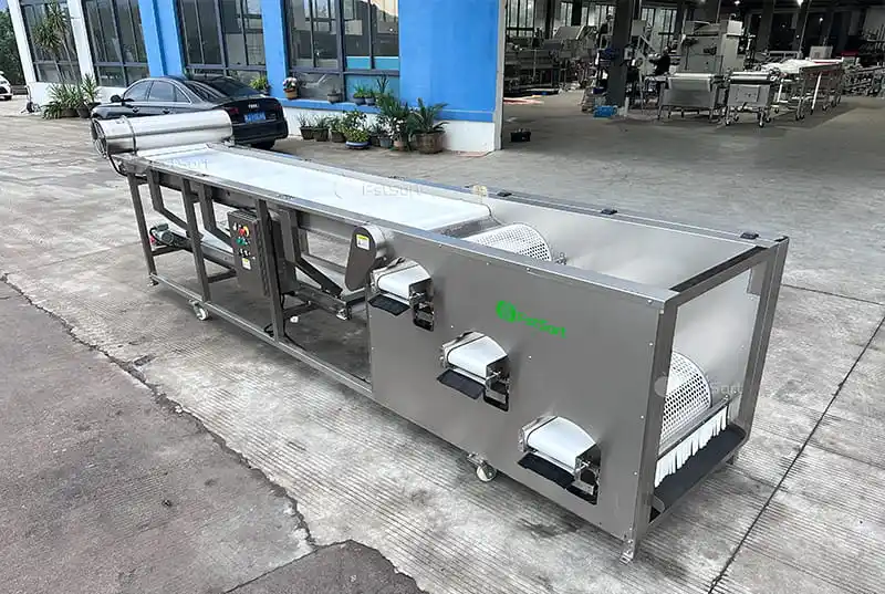 What's the best way to sort blueberries by size