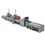 Fruit washing waxing drying sorting line