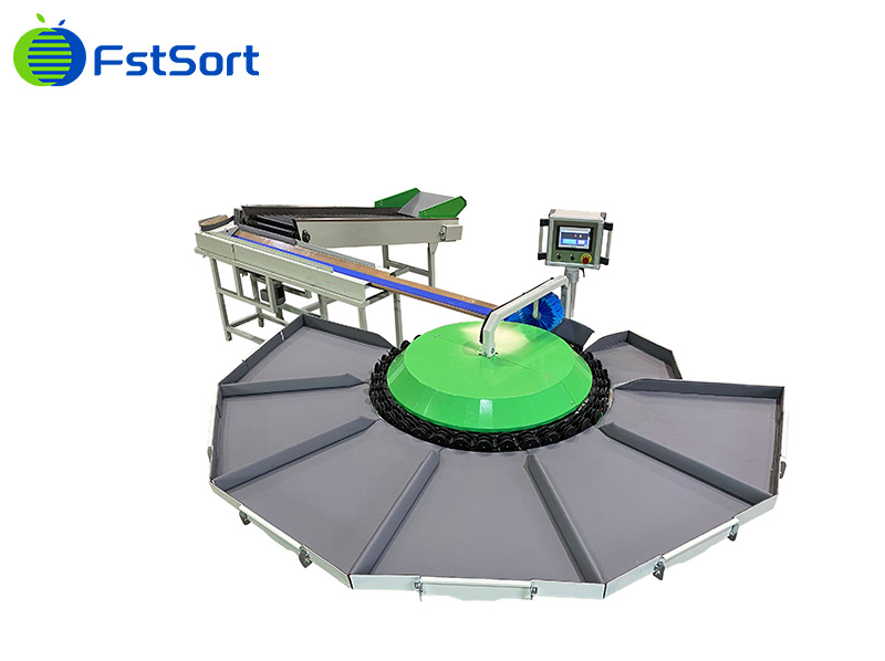 Apple， grade apples，apple graders，apple sorting equipment ， roller grader， weight sorting machine，fruit sorting machine，fruit garding machine, apple sorting equipment,sort dates, potatoes, sweet potatoes, lemon and oranges, rotary weight sorter,apples, pears, kiwis, peaches, and avocados,elevator, the v-shape transportation belt, the main electronic sorter 