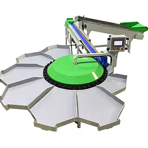 High efficiency rotary fruit classifier