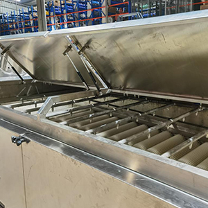 High Pressure Water Jets, fruit processing machine, fruit sorting machine, fruit cleaning machine